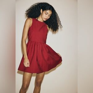 H&M DRESS WITH BOW AT BACK SIZE S NWT